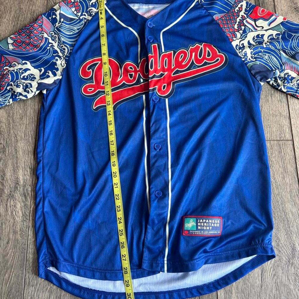 Japanese heritage night dodgers blue jersey